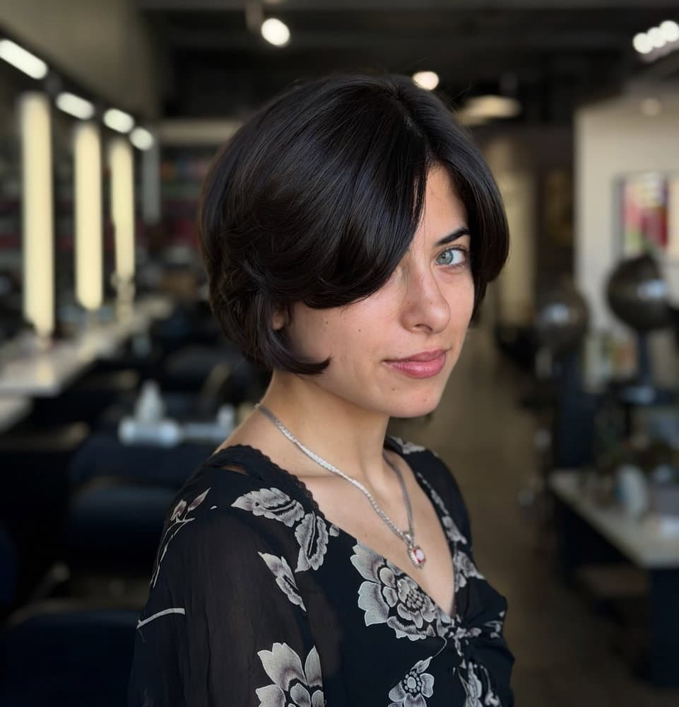 Gorgeous layered bob done by our fabulous senior stylist Monette